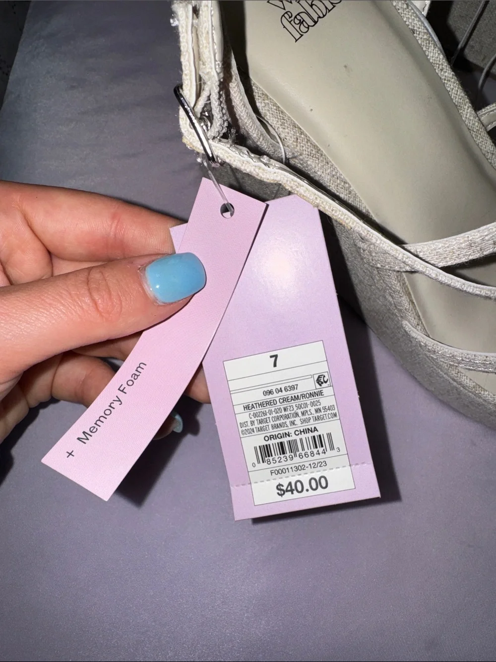 Wild Fable Ronnie Heels/Wedges + Memory Foam